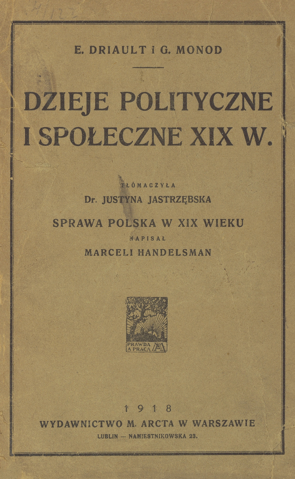 Dzieje polityczne i społeczne XIX wieku