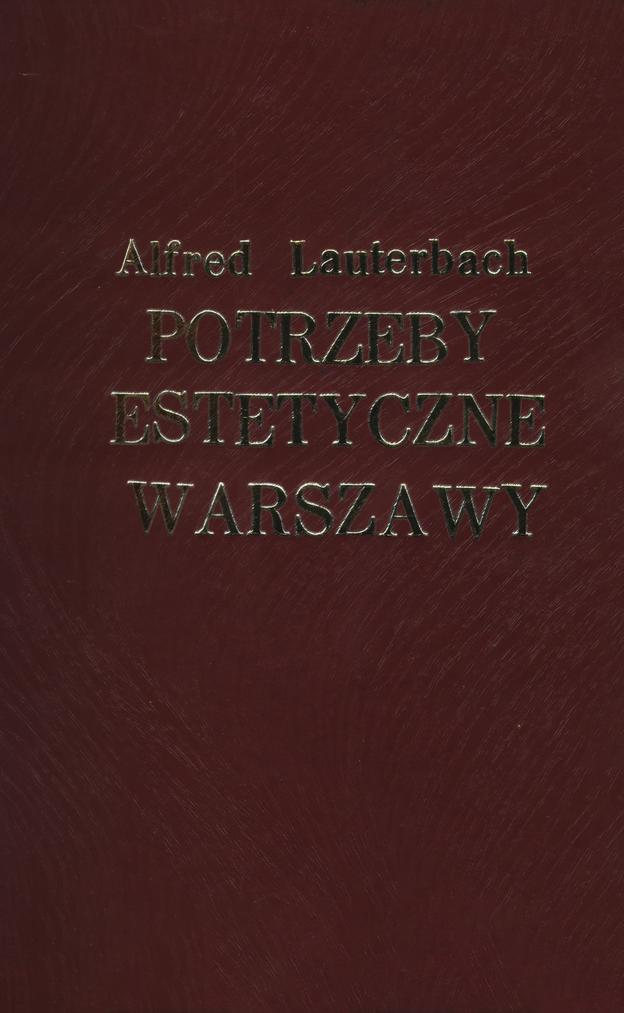 Potrzeby estetyczne Warszawy