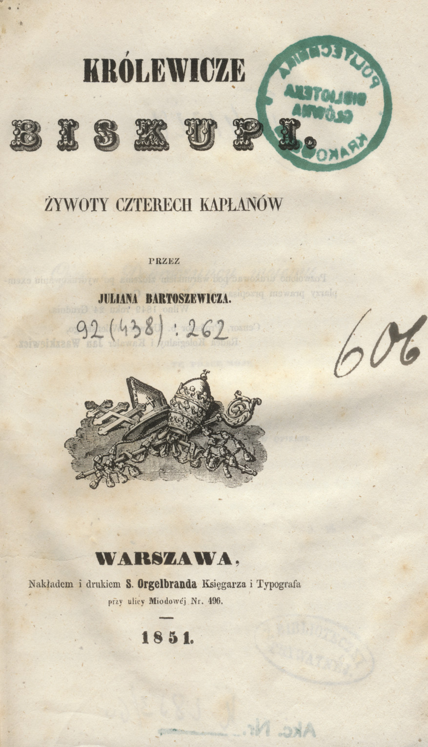 Królewicze biskupi : żywoty czterech kapłanów