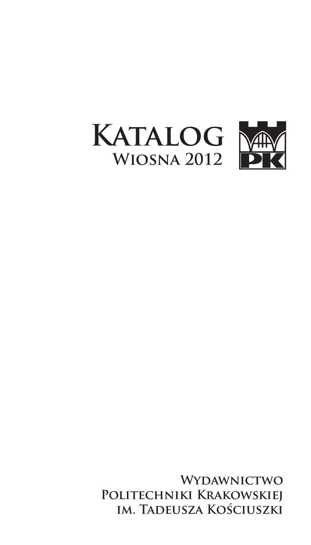 Katalog : wiosna 2012