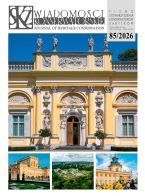 Wiadomości Konserwatorskie : pismo Stowarzyszenia Konserwatorów Zabytków, nr 85