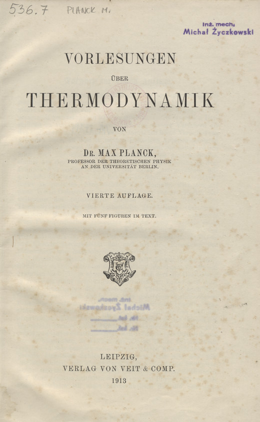 Vorlesungen über Thermodynamik